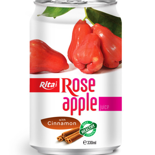 330ml Rose Apple juice with Cinnamon in Alu can